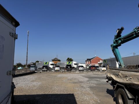 古河市運送会社様　砕石修繕工事完了しました！